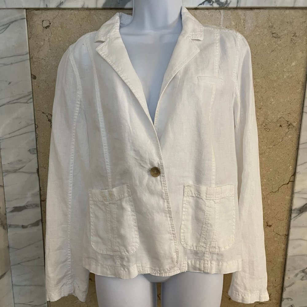 Caslon White Linen Blazer | Jacket